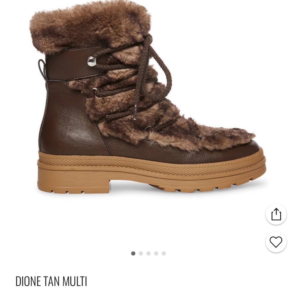 Steve Madden Dione tan multi boot